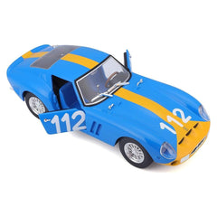 Bburago Ferrari 250 GTO #112 1:24 Die-Cast Model Car - Blue