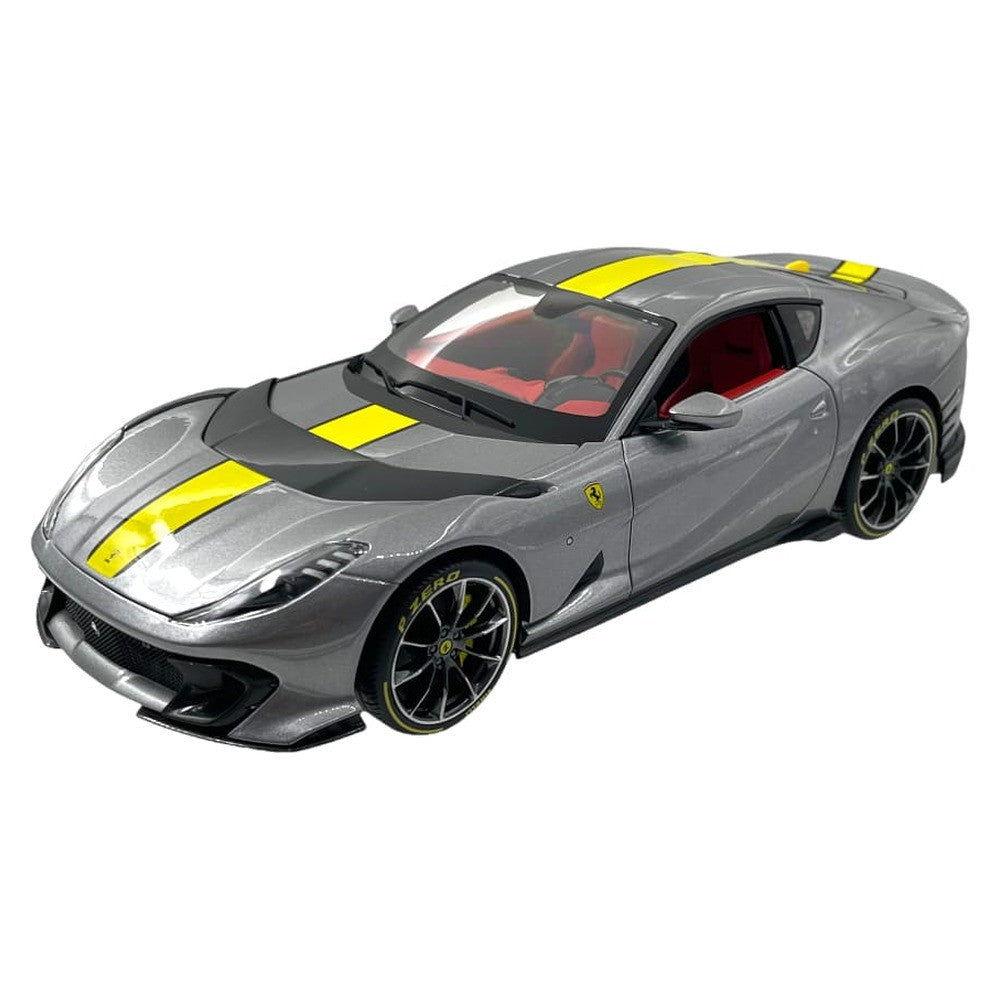 Bburago Signature Ferrari 812 Competizione 1:18 Die-Cast Model Car - Gray