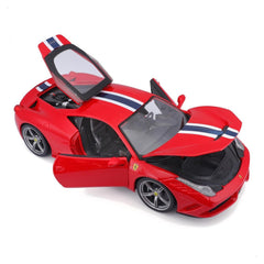 Bburago Ferrari 458 Speciale 1:18 Die-Cast Model Car - Red