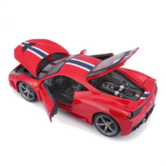 Bburago Ferrari 458 Speciale 1:18 Die-Cast Model Car - Red