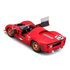 Bburago Ferrari 330 P4 #23 Daytona 1967 1:24 Die-Cast Model Car - Red