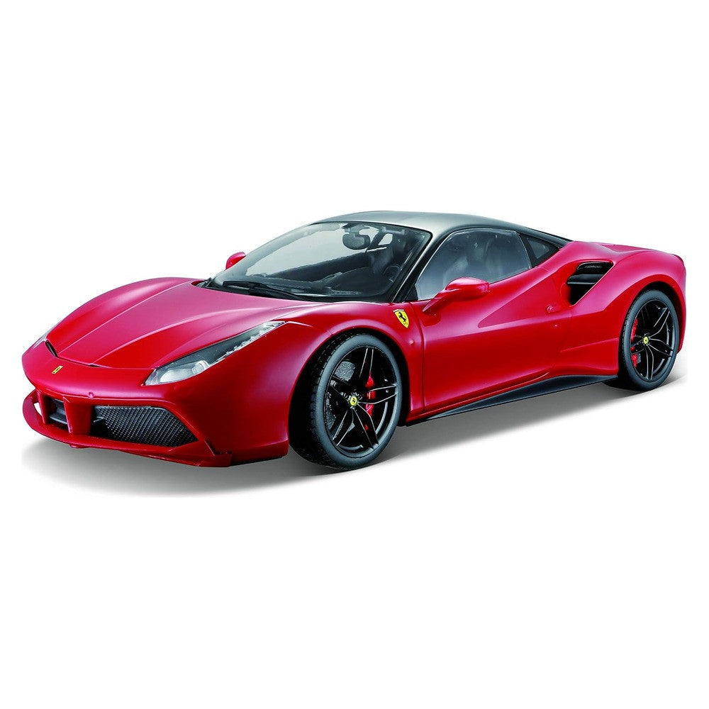 Bburago Signature Ferrari 488 GTB 1:18 Die-Cast Model Car - Red