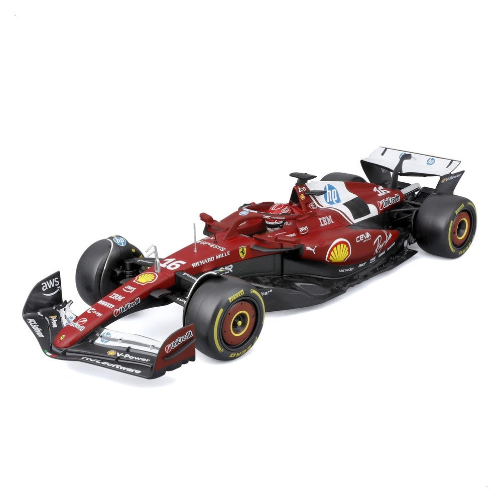 Bburago Ferrari SF-25 #16 Charles Leclerc 2025 1:18 Die-Cast Model Car