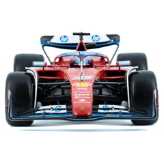 Bburago Ferrari SF-24 #16 Charles Leclerc 2024 Miami GP 1:18 Die-Cast Model Car