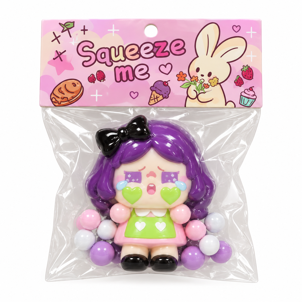Decompression Squeeze Doll Toy - Purple | AL1103-PURPLE