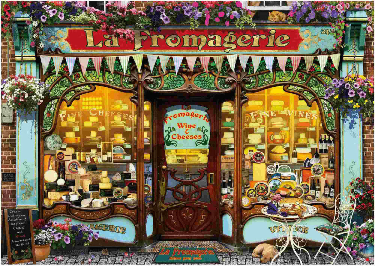 Educa 20264 - La Fromagerie French Cheese Shop 2000-Piece Jigsaw Puzzle | 20264