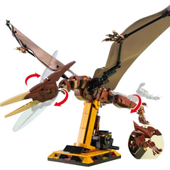 MJI, Creative LEGO-style construction sets, Dinosaur World Park Ptero Sauria Dragon Smaug Building Block Set - 769pcs | MJI-13006