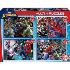 Educa Marvel Spider-Man – Multi 4 Puzzle Set (50/100/150 pcs) | 18102