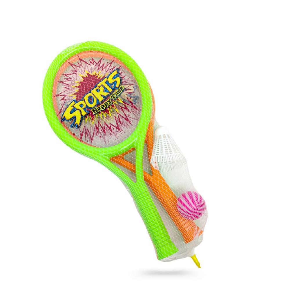 Racket set with 2 Types of Balls