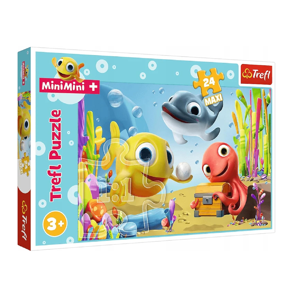 Trefl Happy Fish MiniMini Puzzle - 24 Pieces | 14341