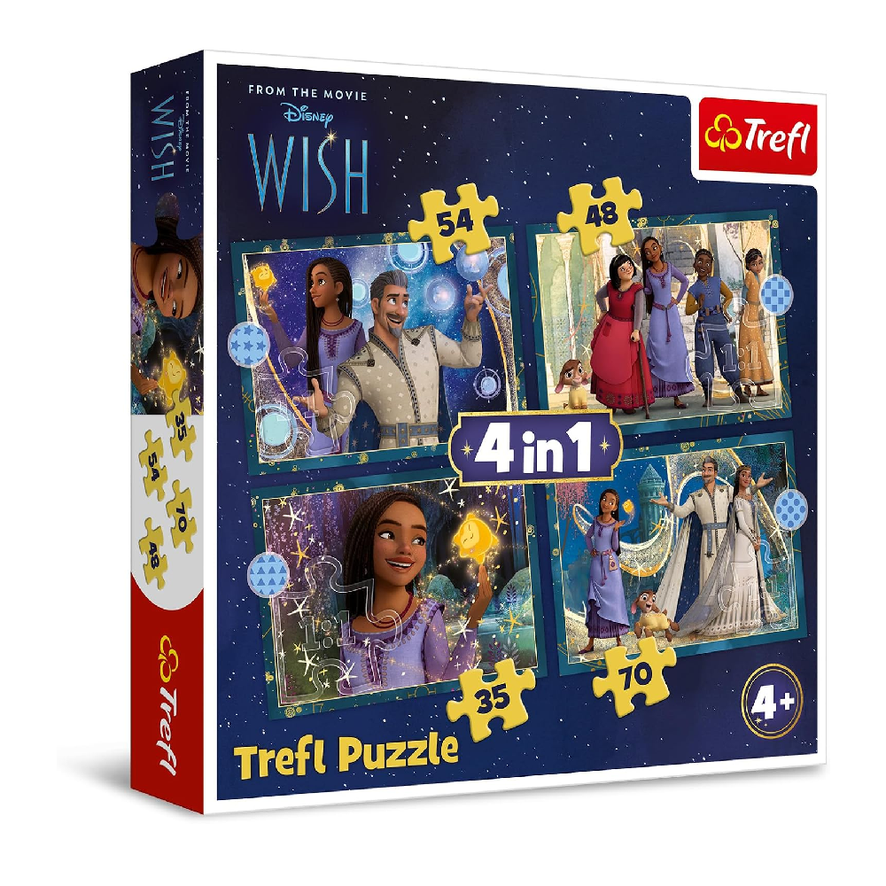 Trefl 4-in-1  Dreams Come True Puzzle - 35-70 Pcs | 34649
