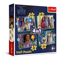 Trefl 4-in-1  Dreams Come True Puzzle - 35-70 Pcs | 34649