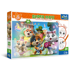 Trefl 3in1 Joyful Cat Puzzle - 24 Pieces | 41011/1