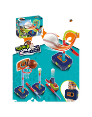 Kids All-in-One Super Sports Set - Basketball & Baseball | 7007-1A