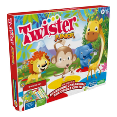 Hasbro Twister Junior with Animals Double Sided Play Mat - French | F7478