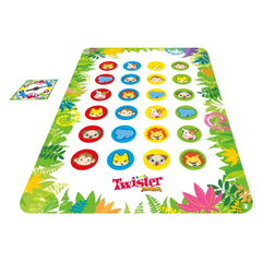 Hasbro Twister Junior with Animals Double Sided Play Mat - French | F7478