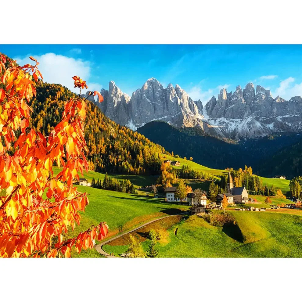 Puzzle W RS: Sankt Magdalena, Dolomites, Italy XL 1010 | 4750111